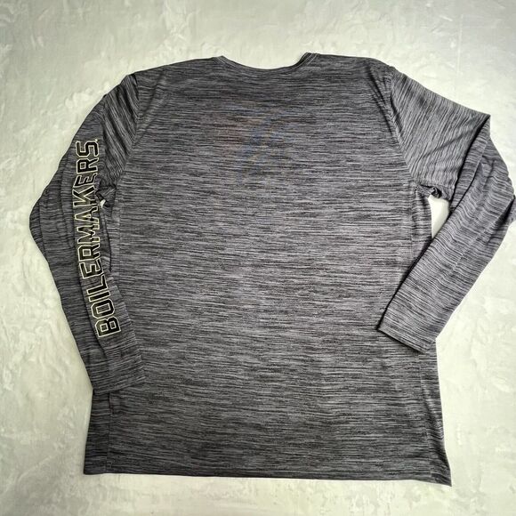 Nike Purdue Boilermakers Shirt Adult XL Gray Lightweight Dri Fit NCAA - Picture 8 of 8